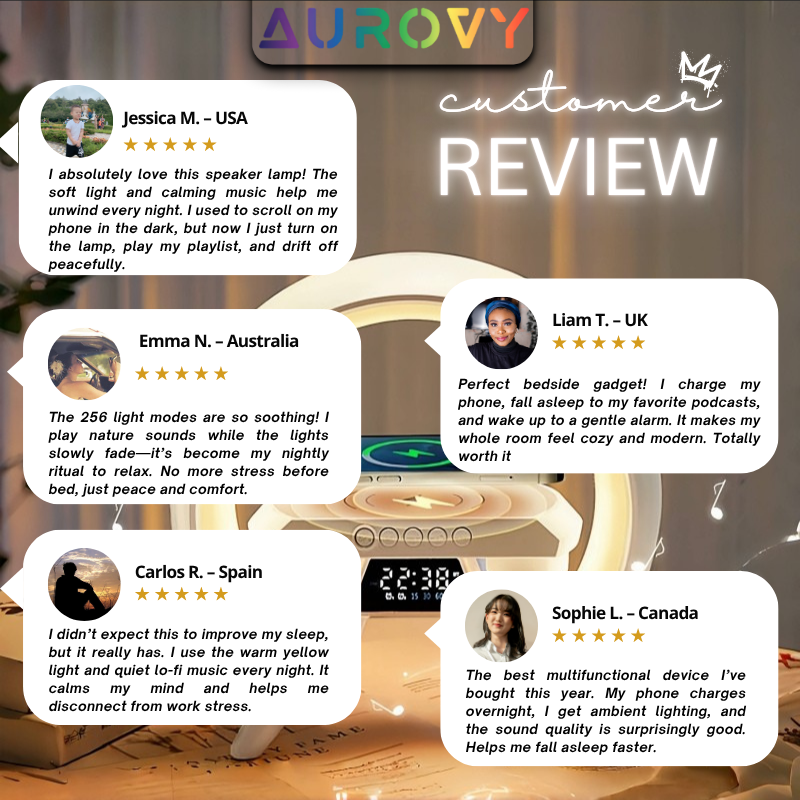 Aurovy™ Smart Speaker 4-in-1